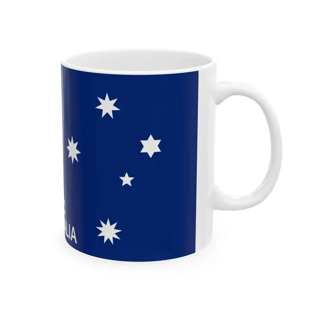 Australian Customs Flag 1901-1903 (Australia) White Coffee Mug - Go Mug Yourself