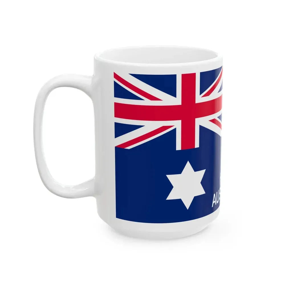 Australian Customs Flag 1901-1903 (Australia) White Coffee Mug - Go Mug Yourself