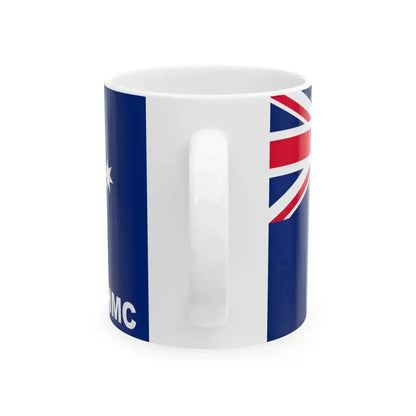 Australian Customs Flag 1904-1909 (Australia) White Coffee Mug - Go Mug Yourself