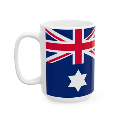 Australian Customs Flag 1904-1909 (Australia) White Coffee Mug - Go Mug Yourself