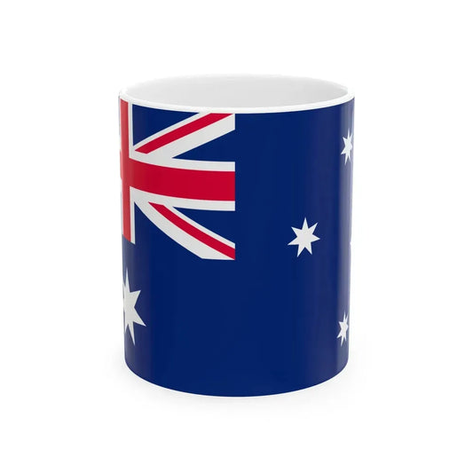 Australian Customs Flag 1909-1988 (Australia) White Coffee Mug 11oz - Go Mug Yourself