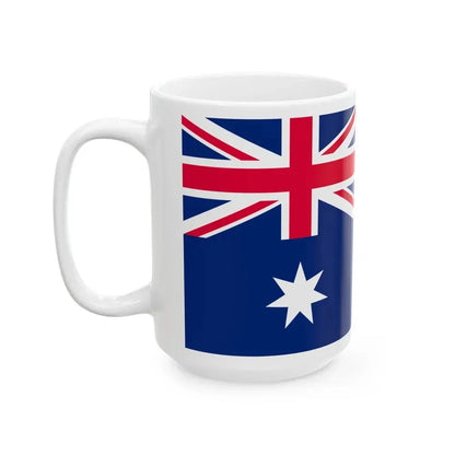 Australian Customs Flag 1909-1988 (Australia) White Coffee Mug - Go Mug Yourself