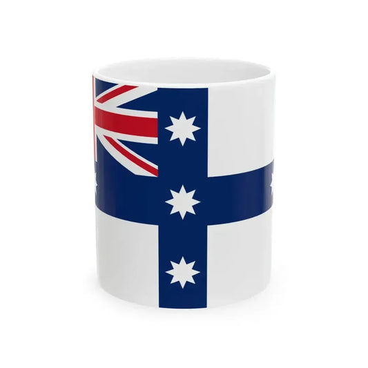Australian Federation Flag (Australia) White Coffee Mug 11oz - Go Mug Yourself