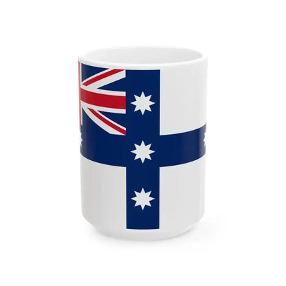 Australian Federation Flag (Australia) White Coffee Mug 15oz - Go Mug Yourself