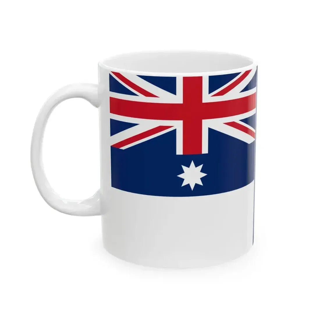 Australian Federation Flag (Australia) White Coffee Mug - Go Mug Yourself