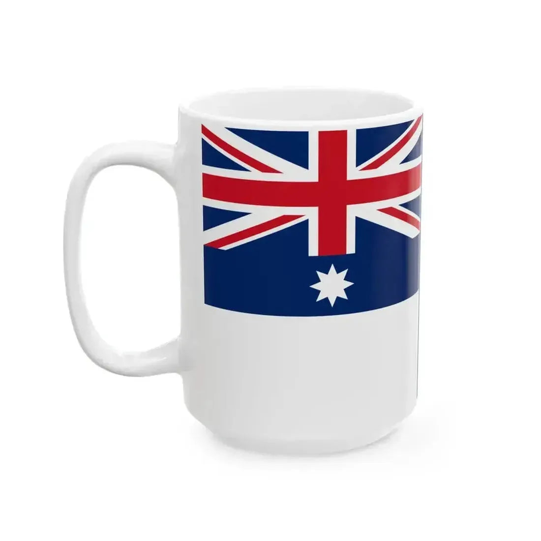 Australian Federation Flag (Australia) White Coffee Mug - Go Mug Yourself