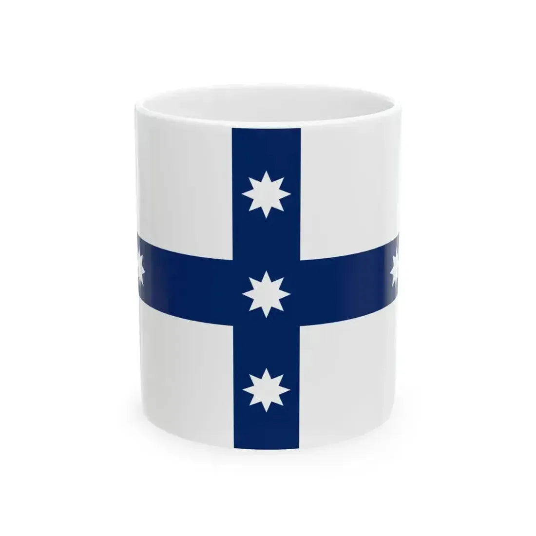 Australian Federation Flag without Union Jack (Australia) White Coffee Mug 11oz - Go Mug Yourself