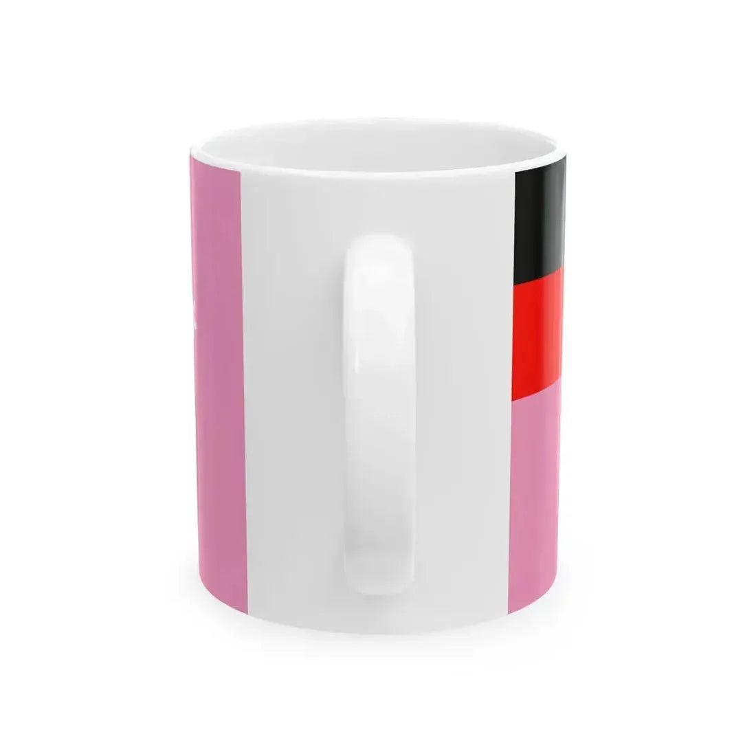 Australian Gay Pride Flag with Aboriginal Flag (Australia) White Coffee Mug - Go Mug Yourself