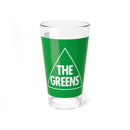Australian Greens flag (Australia) Pint Glass 16oz 16oz - Go Mug Yourself