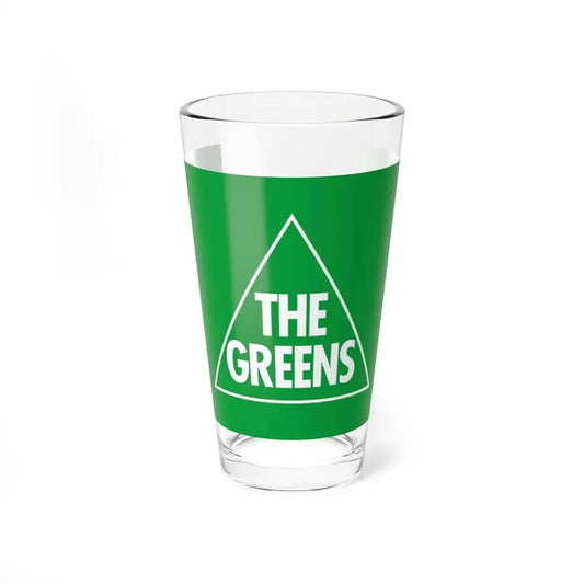 Australian Greens flag (Australia) Pint Glass 16oz 16oz - Go Mug Yourself