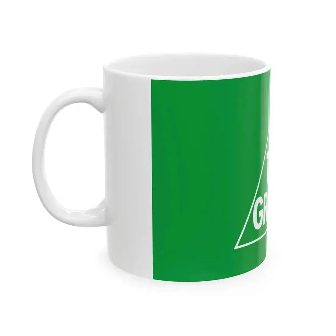 Australian Greens flag (Australia) White Coffee Mug - Go Mug Yourself