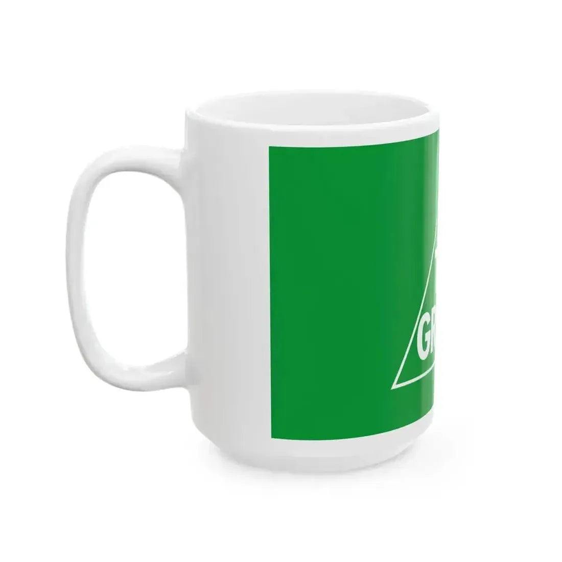 Australian Greens flag (Australia) White Coffee Mug - Go Mug Yourself