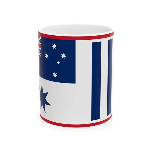 Australian Honour Flag (Australia) White Coffee Mug 11oz - Go Mug Yourself