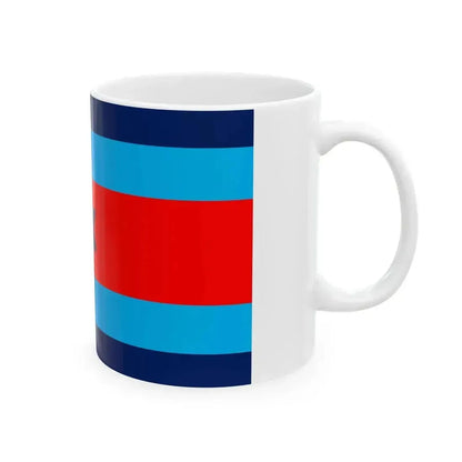 Australian O7 Air Commodore Officer Distinguishing Flag (Australia) White Coffee Mug - Go Mug Yourself