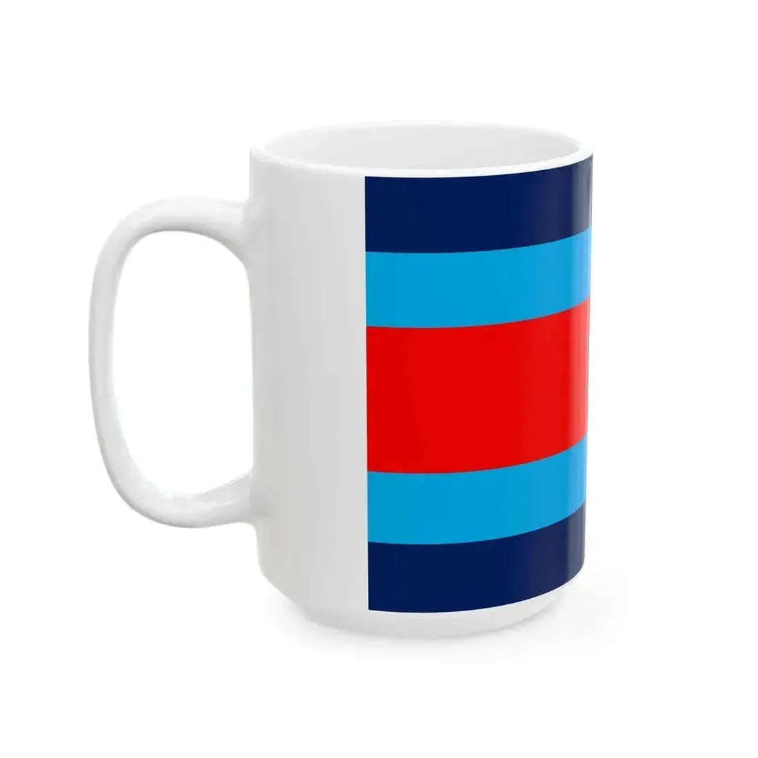 Australian O7 Air Commodore Officer Distinguishing Flag (Australia) White Coffee Mug - Go Mug Yourself