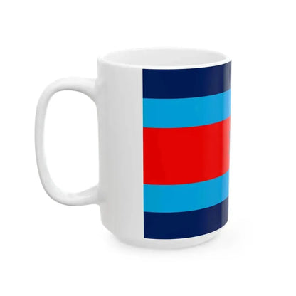 Australian O7 Air Commodore Officer Distinguishing Flag (Australia) White Coffee Mug - Go Mug Yourself