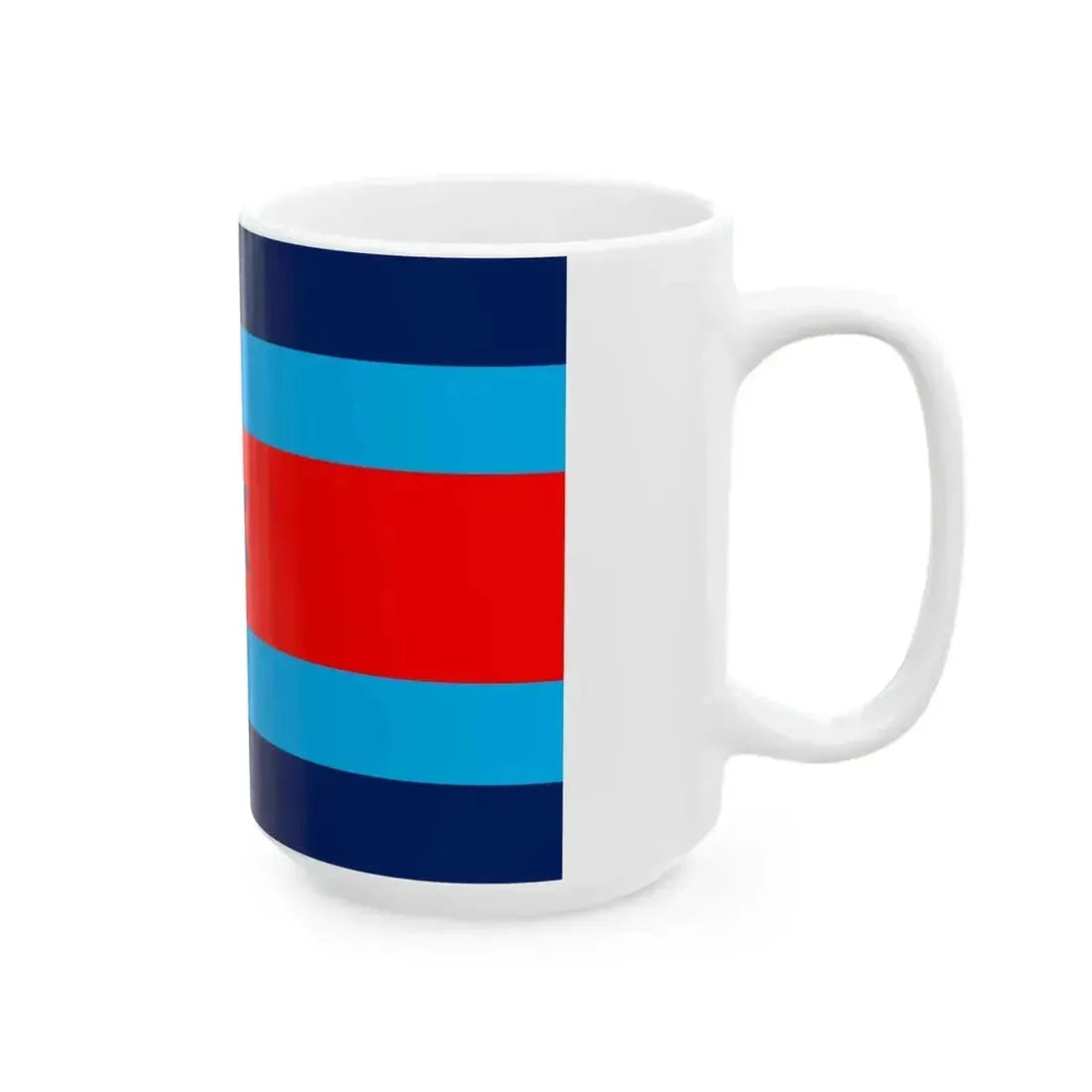 Australian O7 Air Commodore Officer Distinguishing Flag (Australia) White Coffee Mug - Go Mug Yourself