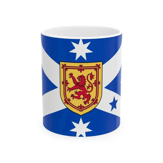 Australian Scottish-heritage flag (Australia) White Coffee Mug 11oz - Go Mug Yourself