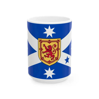 Australian Scottish-heritage flag (Australia) White Coffee Mug 15oz - Go Mug Yourself