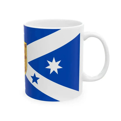 Australian Scottish-heritage flag (Australia) White Coffee Mug - Go Mug Yourself