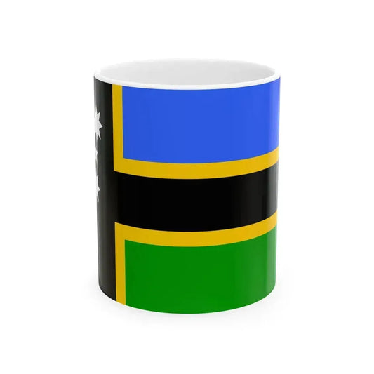 Australian South Sea Islanders flag (Australia) White Coffee Mug 11oz - Go Mug Yourself