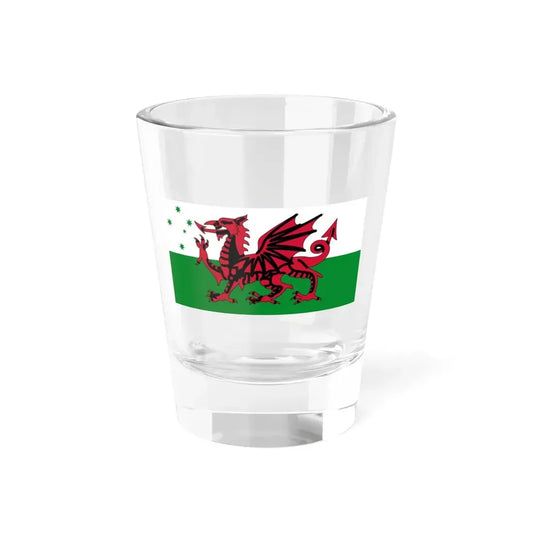 Australian Welsh-heritage flag (Australia) Shot Glass 1.5oz 1.5oz - Go Mug Yourself