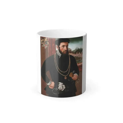Austrian Court Painter - Portrait of the Imperial Privy Councillor Anton Rummel von Lichtenau, his coat -0 - Color Changing Mug 11oz 11oz - Go Mug Yourself