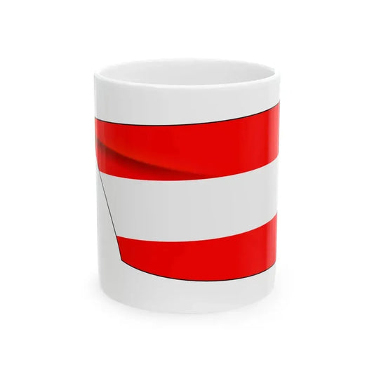 Austrian Rowing Blade (Austria) White Coffee Mug 11oz - Go Mug Yourself
