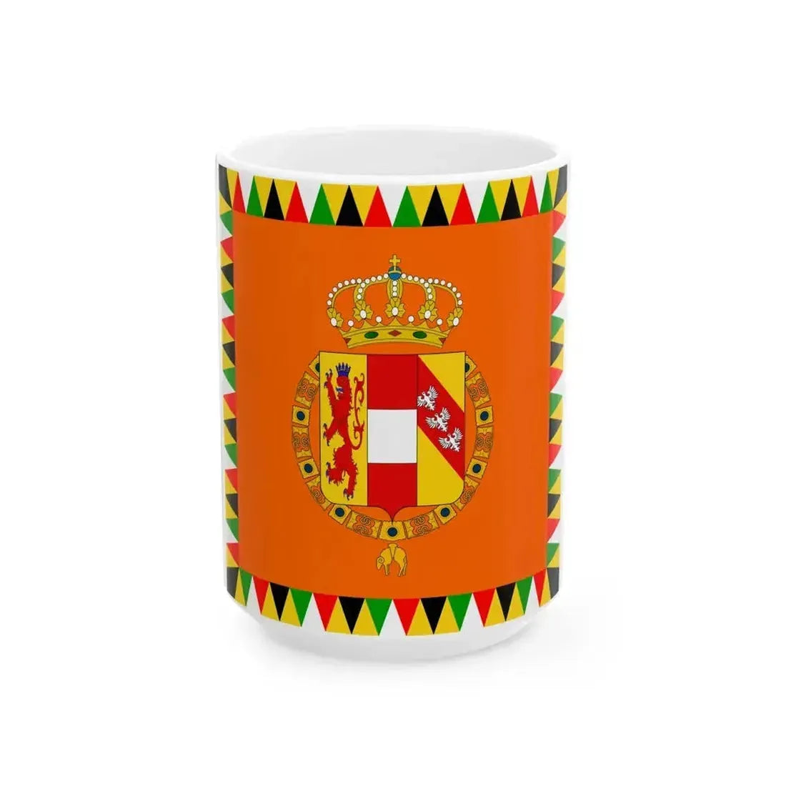 Austro-Hungarian archducal standard 1915 (Austria) White Coffee Mug 15oz - Go Mug Yourself