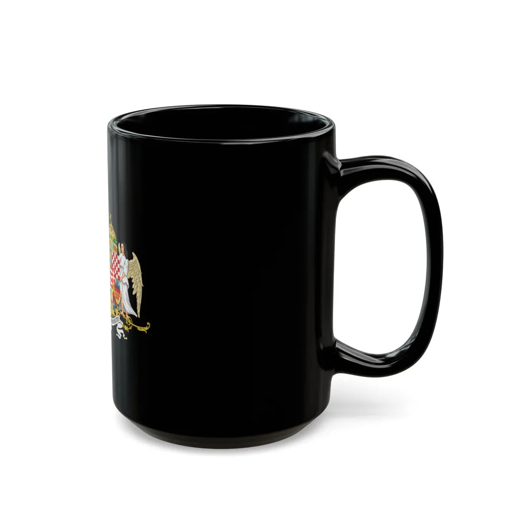 Austro-hungarian coat of arms 1914 - Black Coffee Mug-Go Mug Yourself