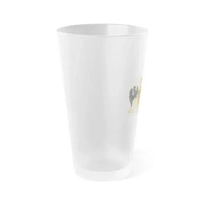 Austro-hungarian coat of arms 1914 - Frosted Pint Glass 16oz - Go Mug Yourself