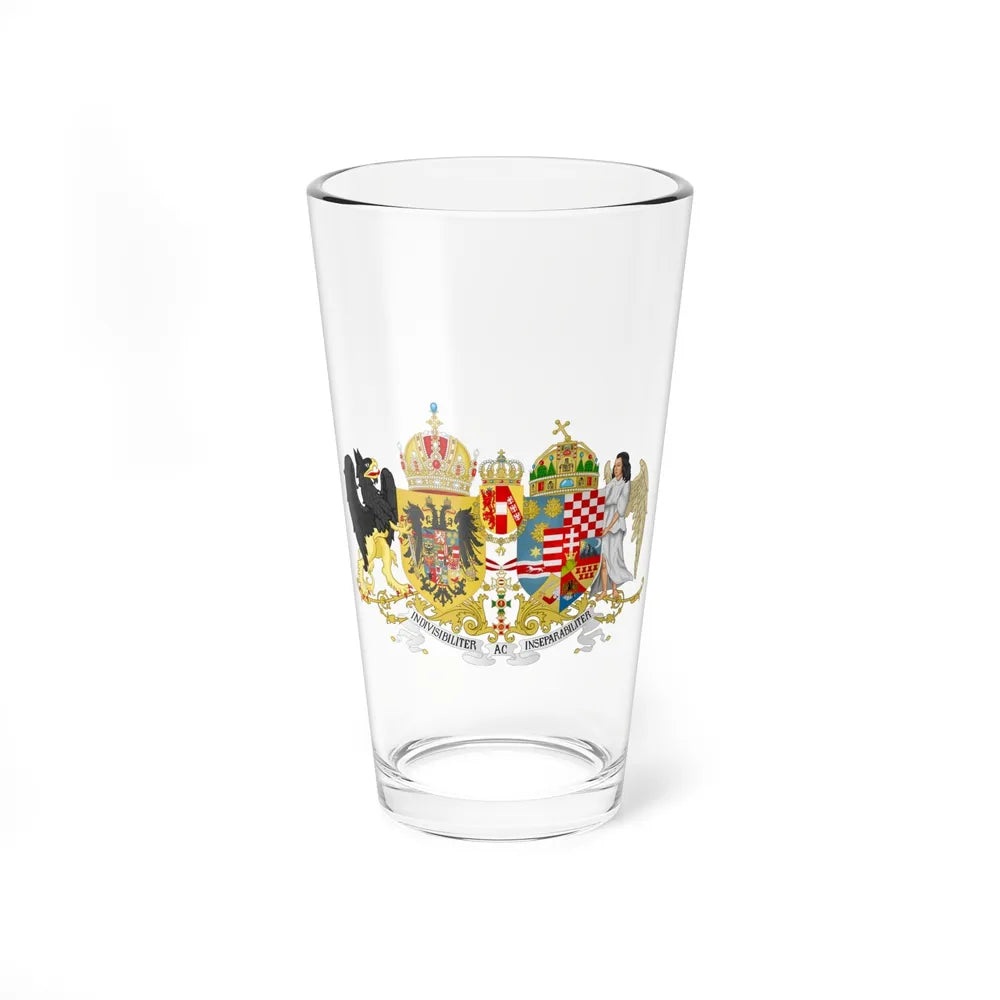 Austro-hungarian coat of arms 1914 - Pint Glass 16oz-16oz-Go Mug Yourself