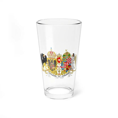 Austro-hungarian coat of arms 1914 - Pint Glass 16oz-16oz-Go Mug Yourself