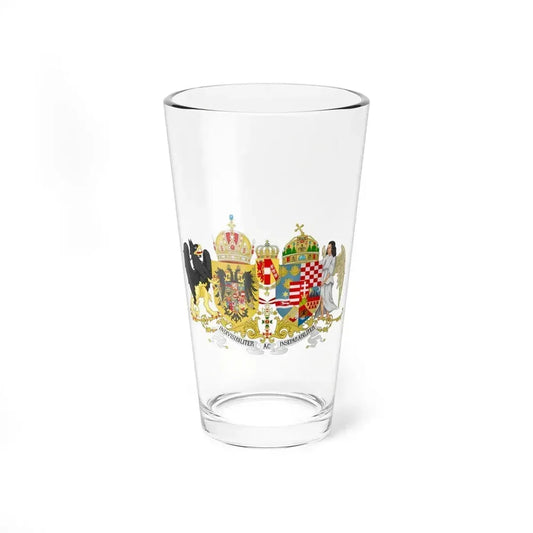 Austro-hungarian coat of arms 1914 - Pint Glass 16oz 16oz - Go Mug Yourself