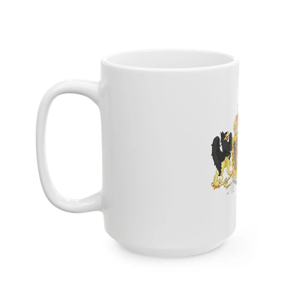 Austro-hungarian coat of arms 1914 - White Coffee Mug-Go Mug Yourself