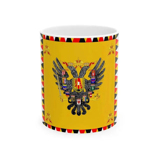 Austro-Hungarian Empress Standard Before 1915 (Austria) White Coffee Mug 11oz - Go Mug Yourself
