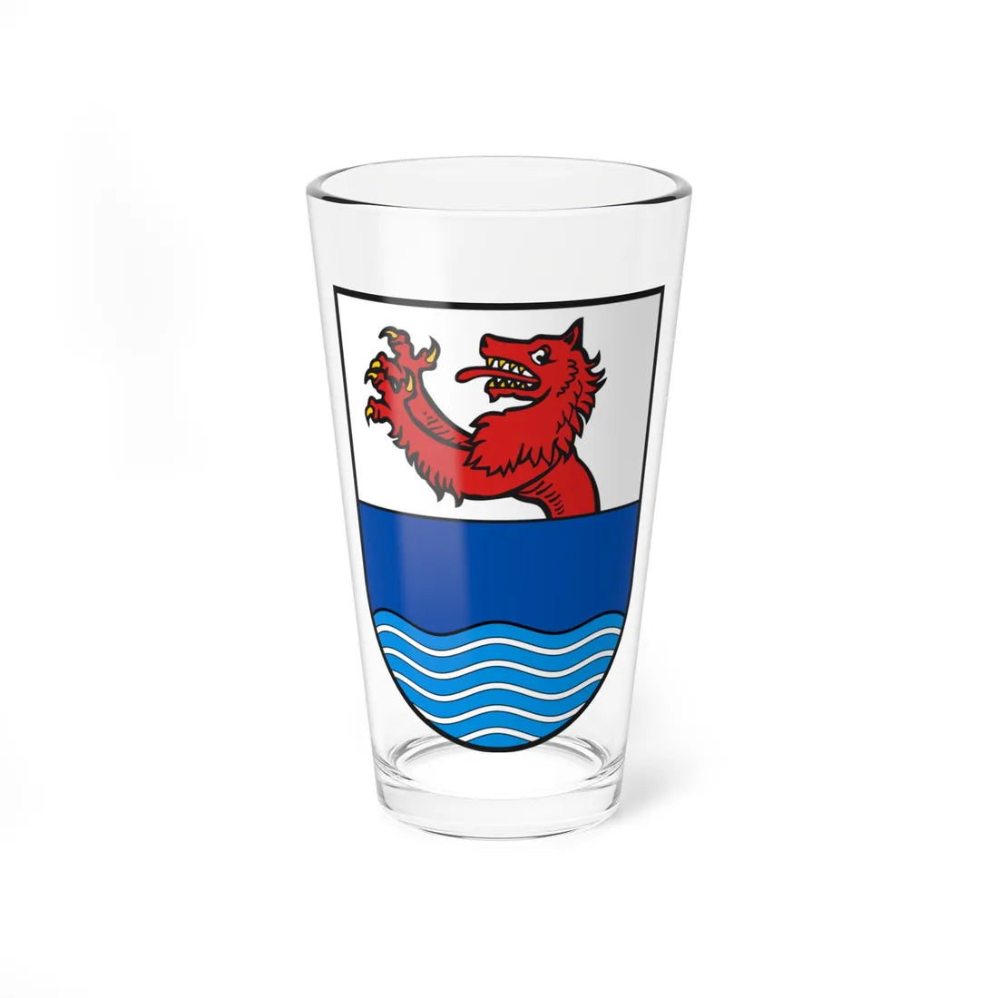 AUT Amstetten COA (Austria) (Coat of Arms) Pint Glass 16oz - Go Mug Yourself