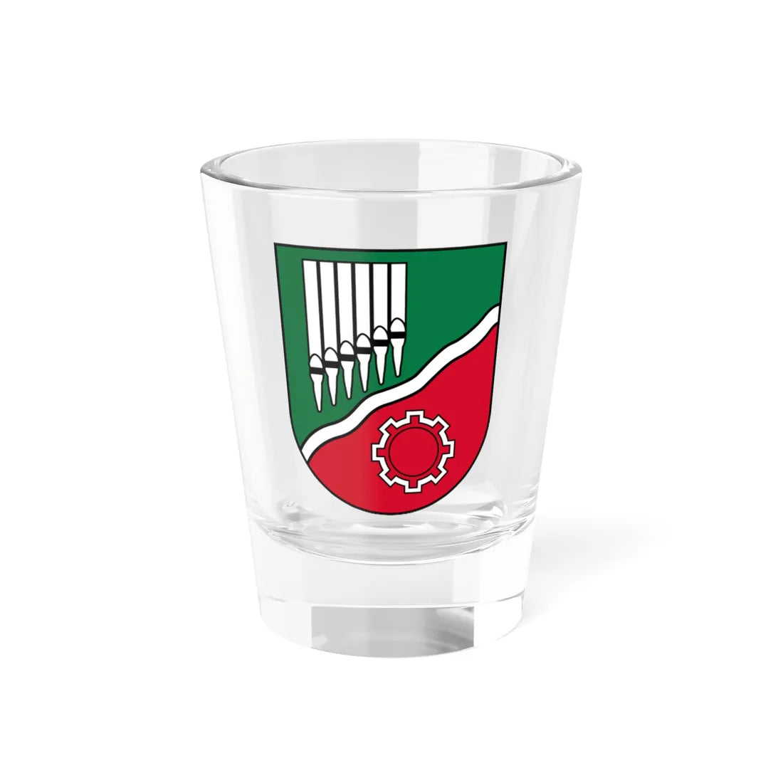 AUT Ansfelden COA (Austria) (Coat of Arms) Shot Glass 1.5oz 1.5oz - Go Mug Yourself