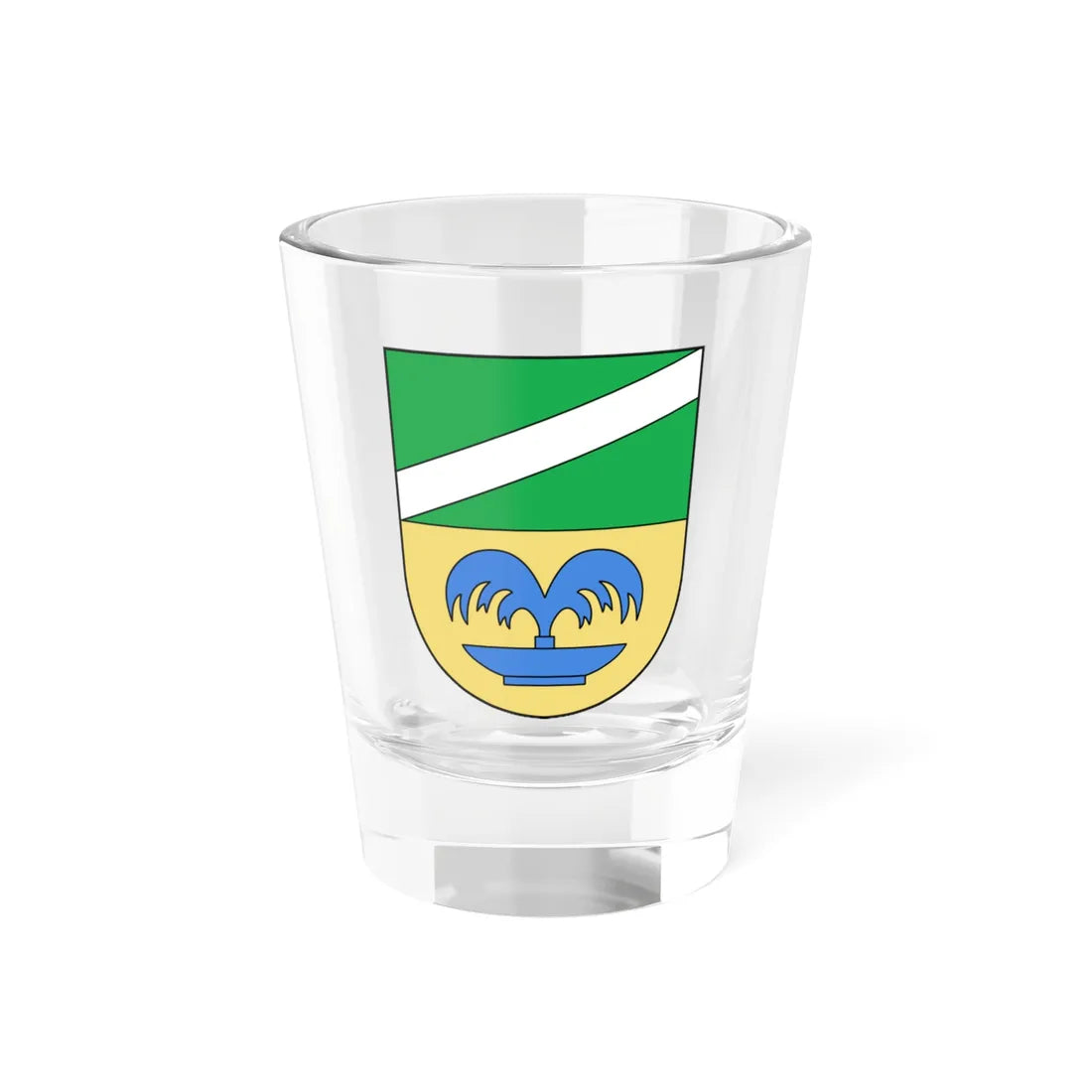 AUT Bad Mitterndorf COA 2014 (Austria) (Coat of Arms) Shot Glass 1.5oz 1.5oz - Go Mug Yourself
