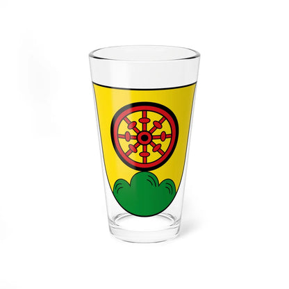 AUT Bergheim bei Salzburg COA (Austria) (Coat of Arms) Pint Glass 16oz 16oz - Go Mug Yourself