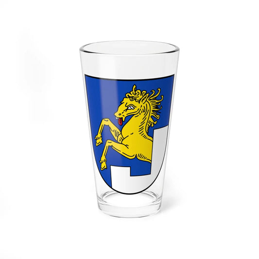 AUT Bramberg am Wildkogel COA (Austria) (Coat of Arms) Pint Glass 16oz 16oz - Go Mug Yourself