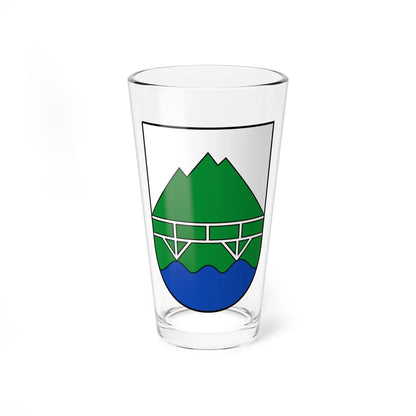 AUT Bruck an der Grossglocknerstr COA (Austria) (Coat of Arms) Pint Glass 16oz 16oz - Go Mug Yourself
