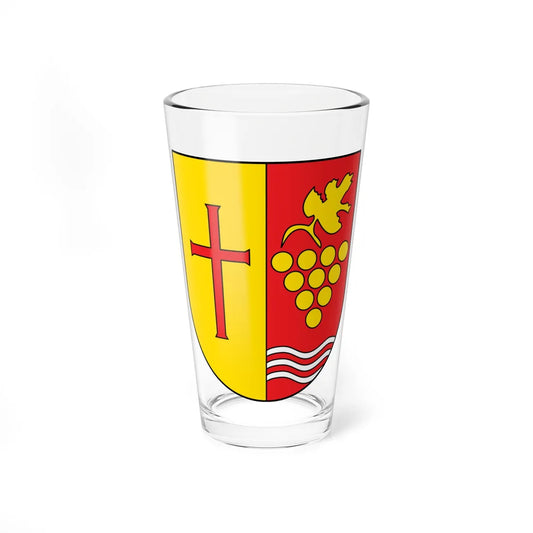 AUT Deutschkreutz COA (Austria) (Coat of Arms) Pint Glass 16oz 16oz - Go Mug Yourself
