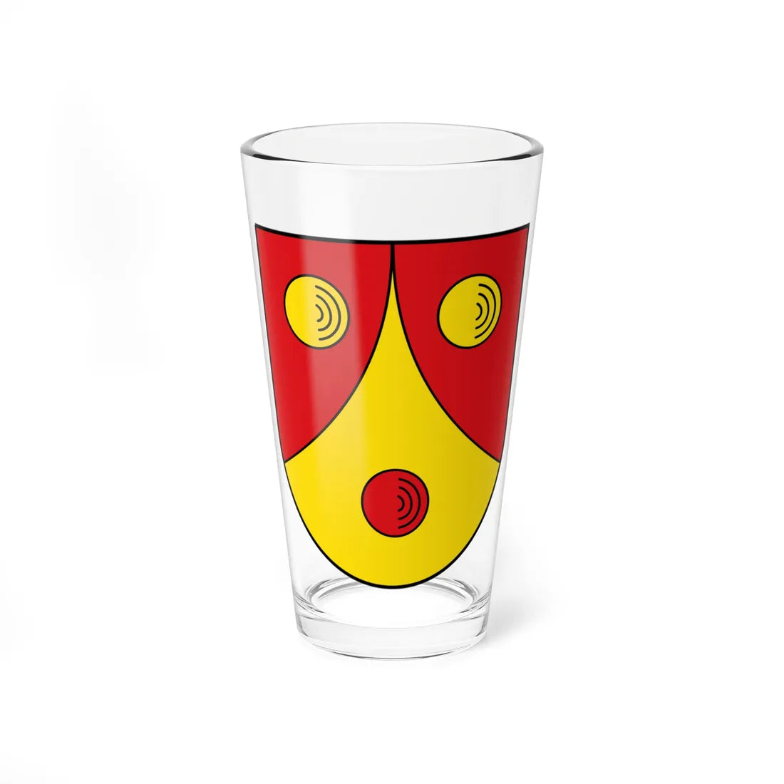 AUT Dorfgastein COA (Austria) (Coat of Arms) Pint Glass 16oz 16oz - Go Mug Yourself