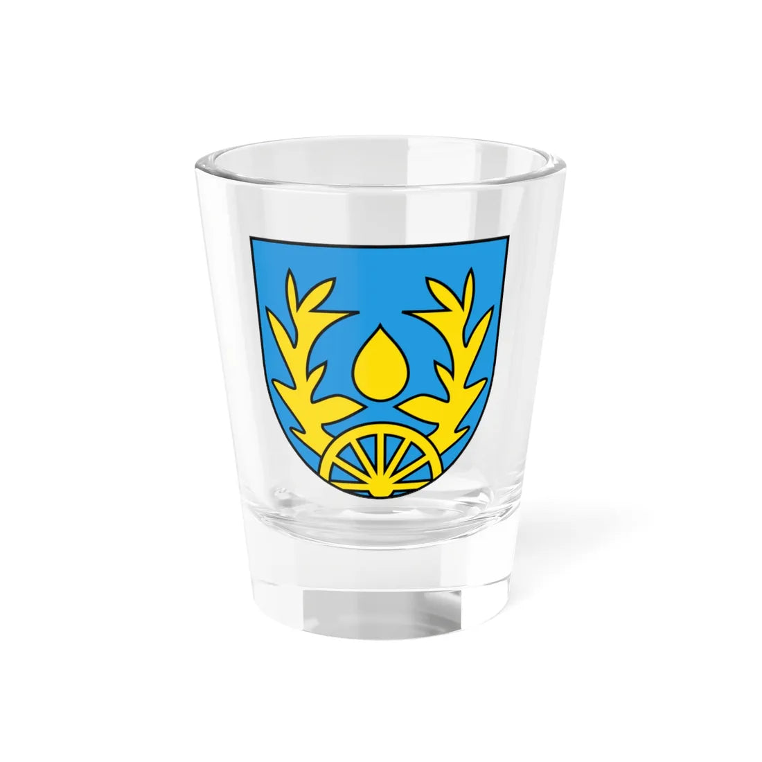 AUT Eberau COA (Austria) (Coat of Arms) Shot Glass 1.5oz 1.5oz - Go Mug Yourself