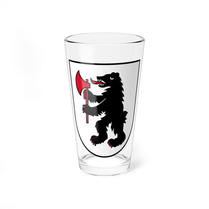 AUT Eggerding COA (Austria) (Coat of Arms) Pint Glass 16oz 16oz - Go Mug Yourself
