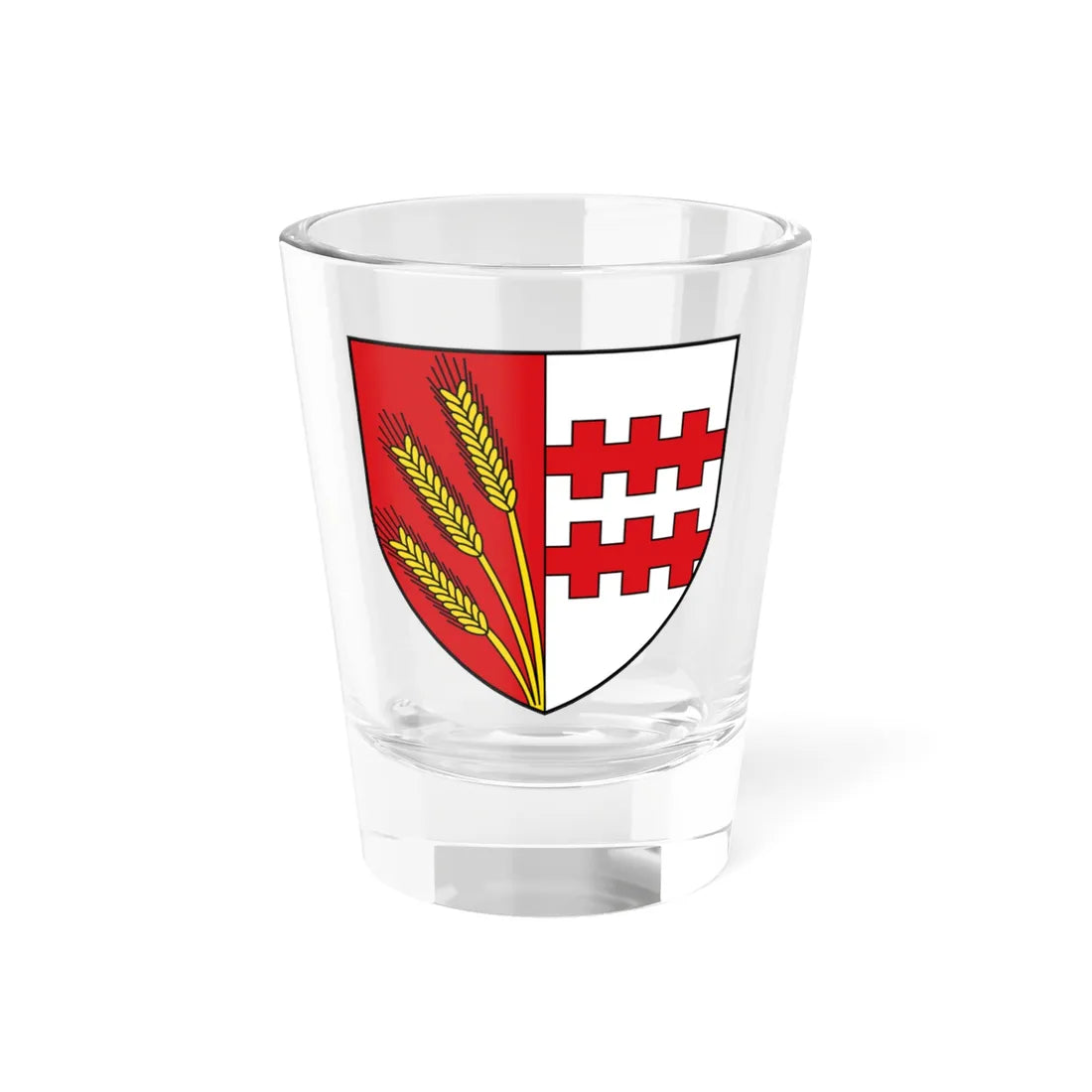 AUT Engelhartstetten COA (Austria) (Coat of Arms) Shot Glass 1.5oz 1.5oz - Go Mug Yourself
