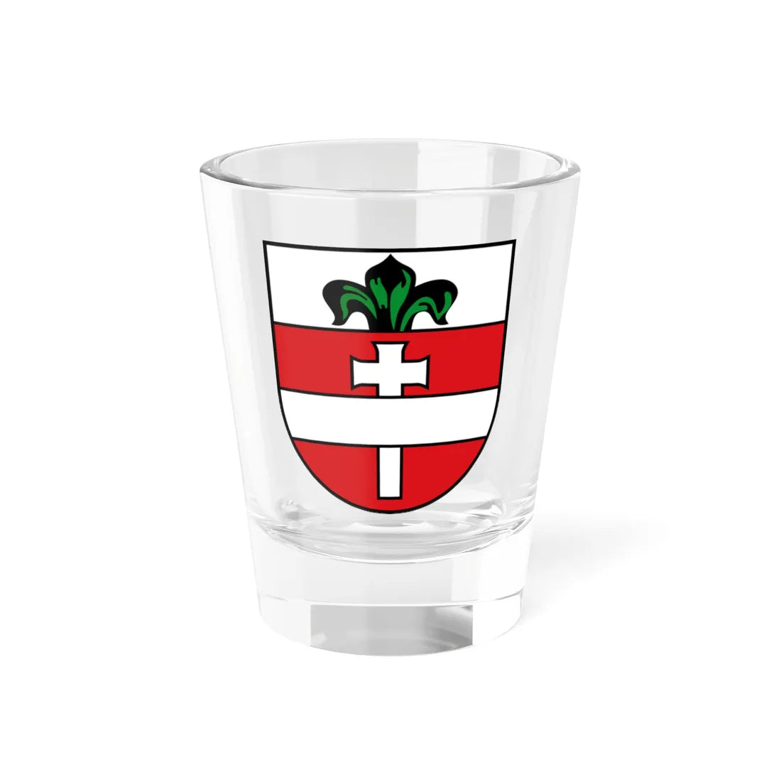 AUT Gleisdorf COA (Austria) (Coat of Arms) Shot Glass 1.5oz 1.5oz - Go Mug Yourself