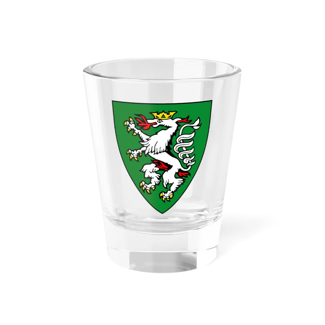 AUT Graz COA (Austria) (Coat of Arms) Shot Glass 1.5oz 1.5oz - Go Mug Yourself