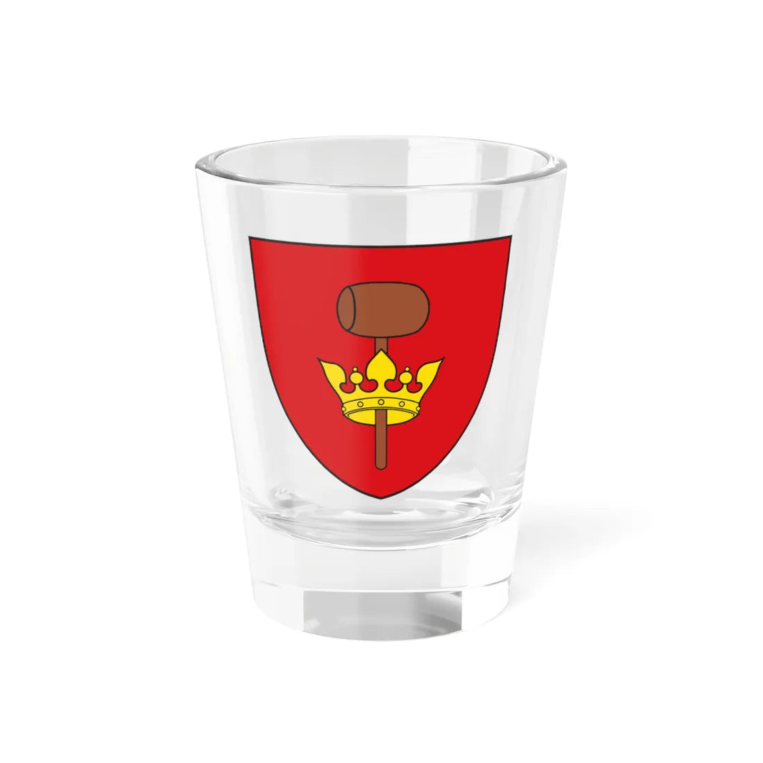 AUT Hofstetten-Grünau COA (Austria) (Coat of Arms) Shot Glass 1.5oz 1.5oz - Go Mug Yourself